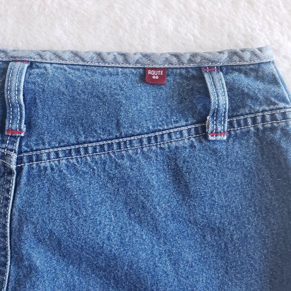 ROUTE 66 Embroidered Mid Rise Women's Capri Jeans SZ 5/6 - Picture 12 of 15